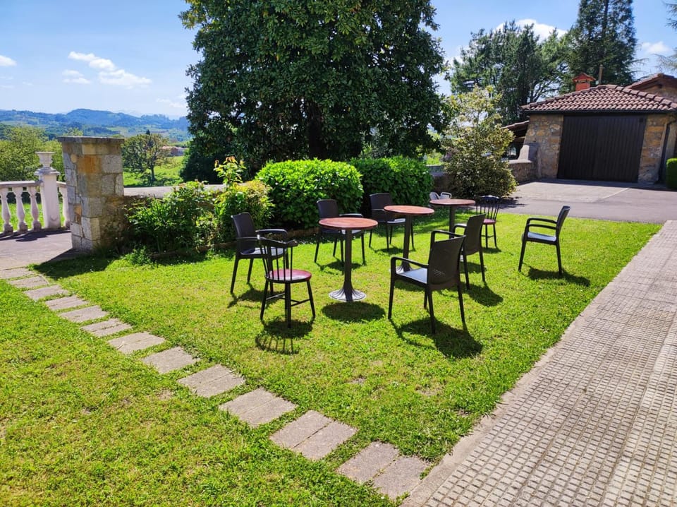 Natural landscape, Garden, Mountain view