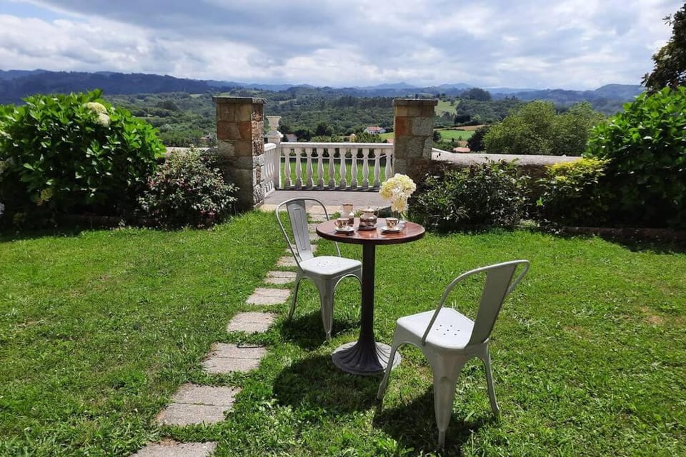 Natural landscape, Garden, Mountain view