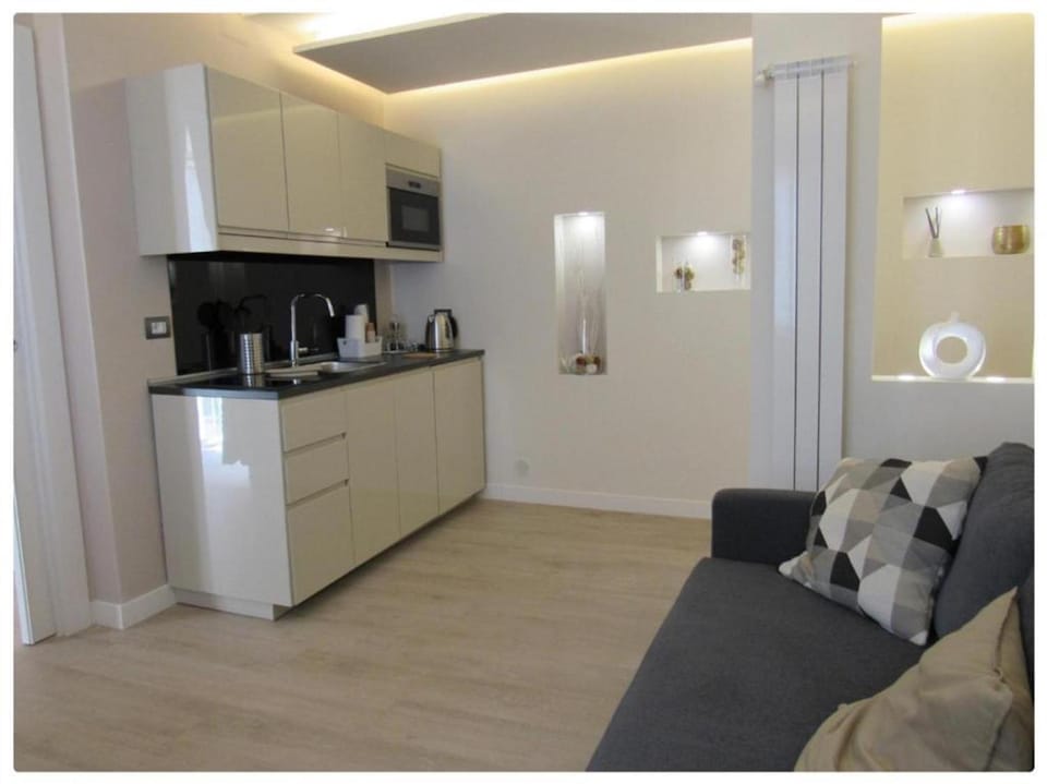 Living room, kitchen