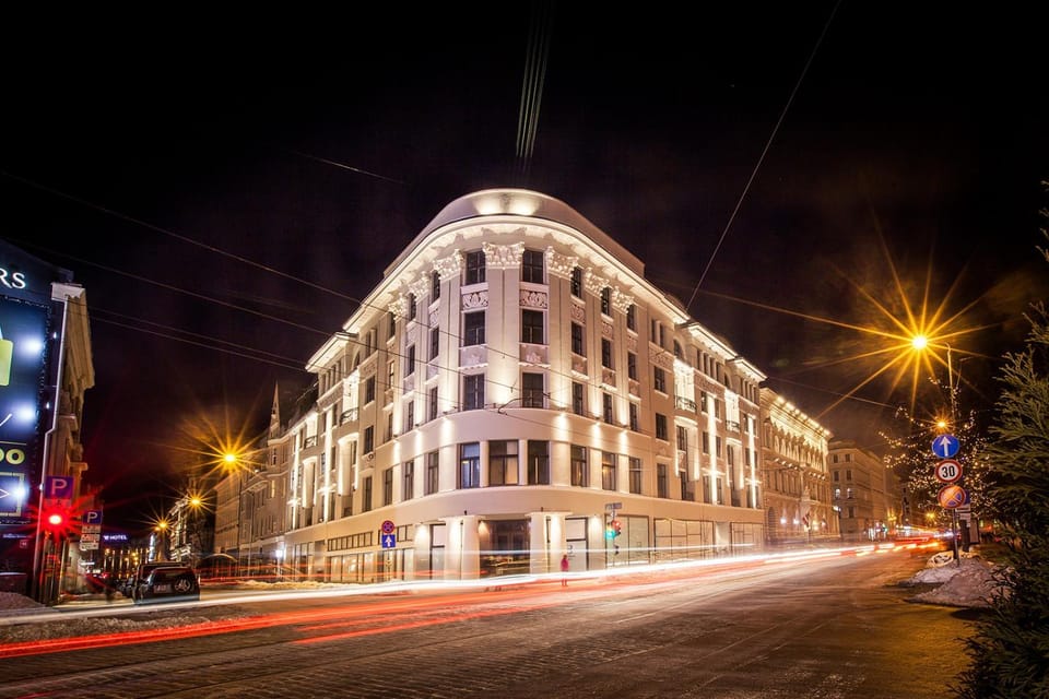 Property building, Night, Neighbourhood, Parking