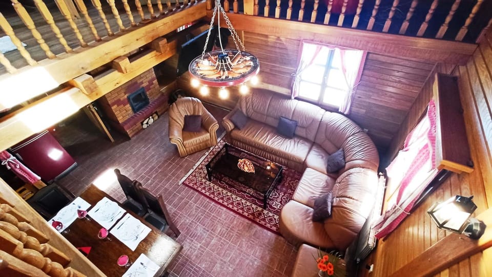 Living room, Dining area, flat iron