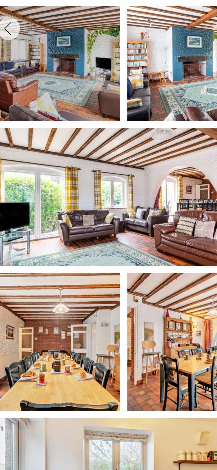 HOXNE HOUSE WEYBOURNE,N Coast sleeps 14 5 bedroom 5car parking,encl garden, less for weeks ask House in North Norfolk District