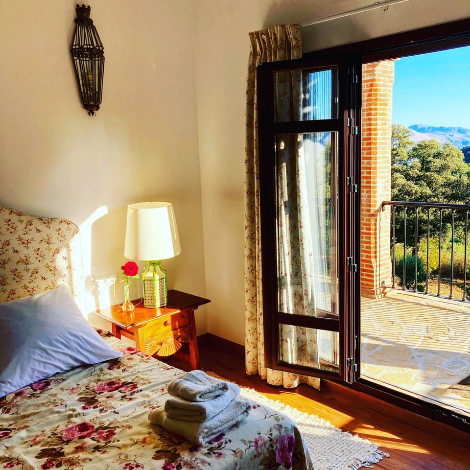 Bed, Balcony/Terrace, Bedroom, Garden view, Family