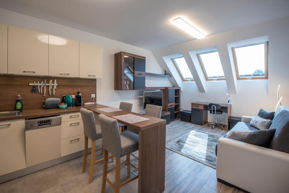 Kitchen or kitchenette, Living room