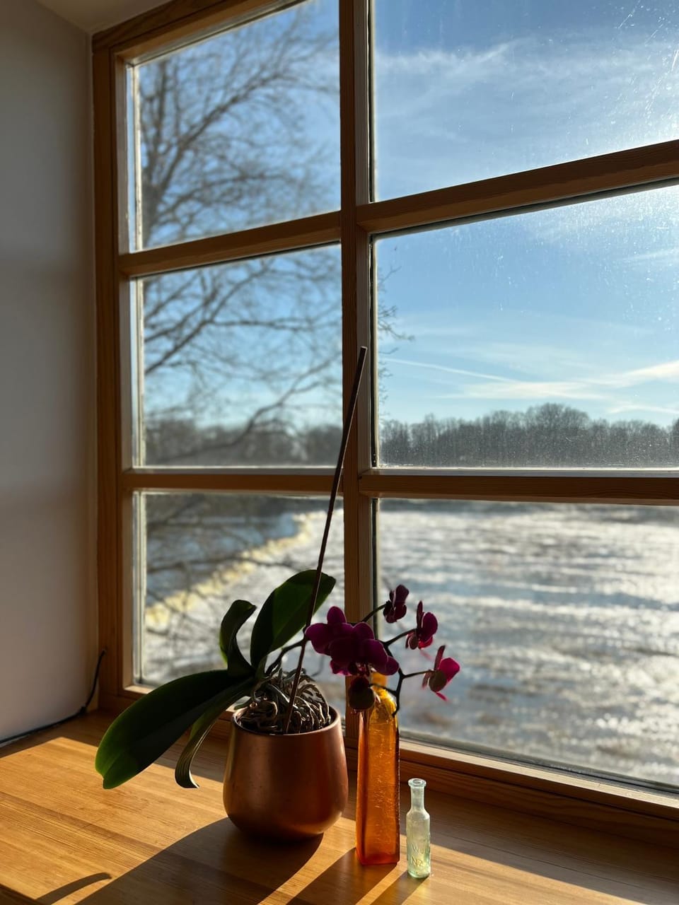 Spring, Decorative detail, River view