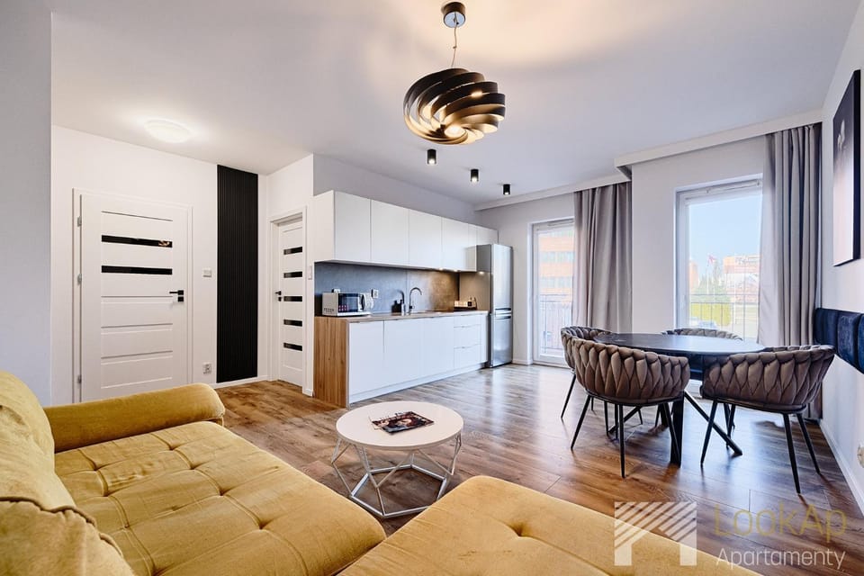 Kitchen or kitchenette, Living room, Dining area, stove