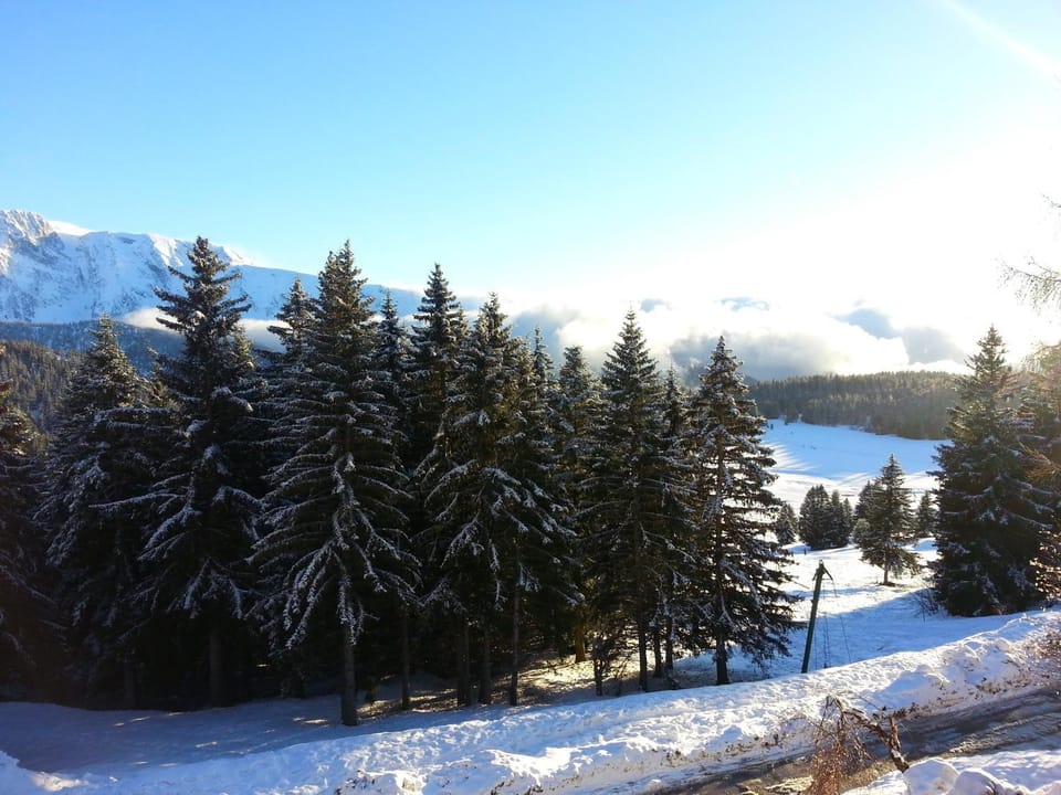 Natural landscape, Winter, Mountain view