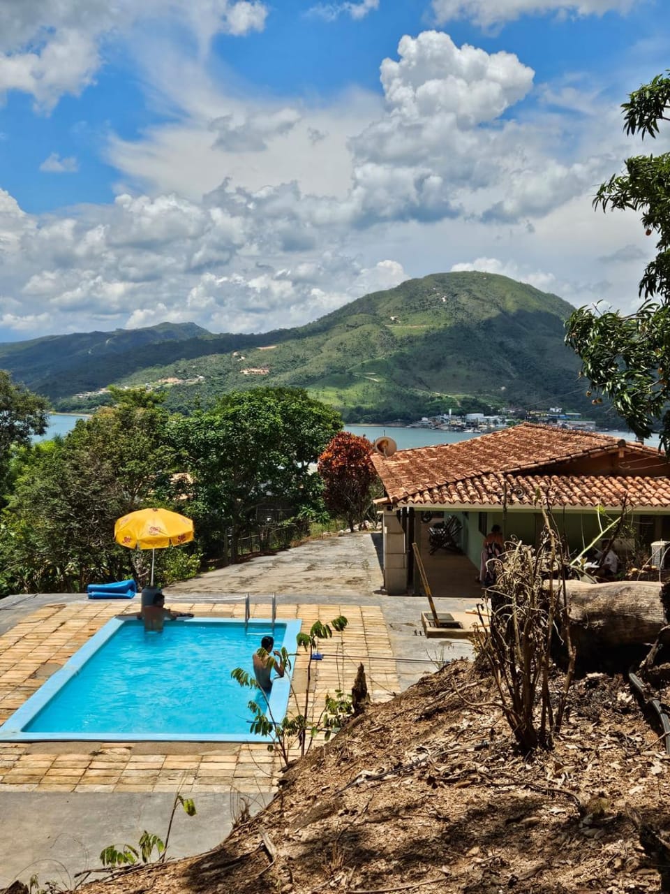 Natural landscape, Lake view, Mountain view, Pool view, River view, Swimming pool