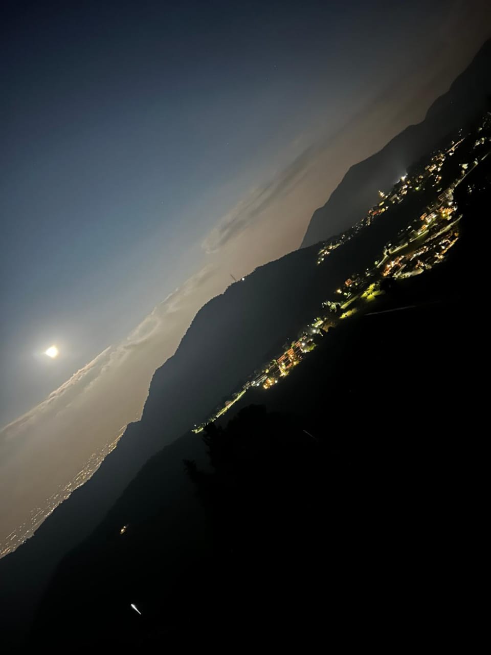 Night, Mountain view