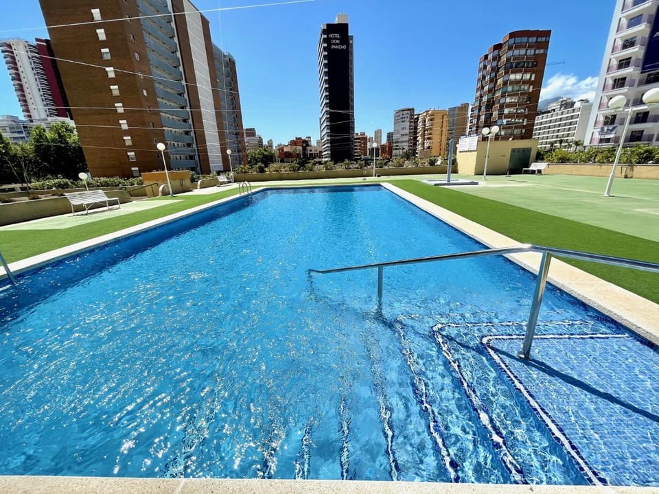 Property building, Pool view, Swimming pool