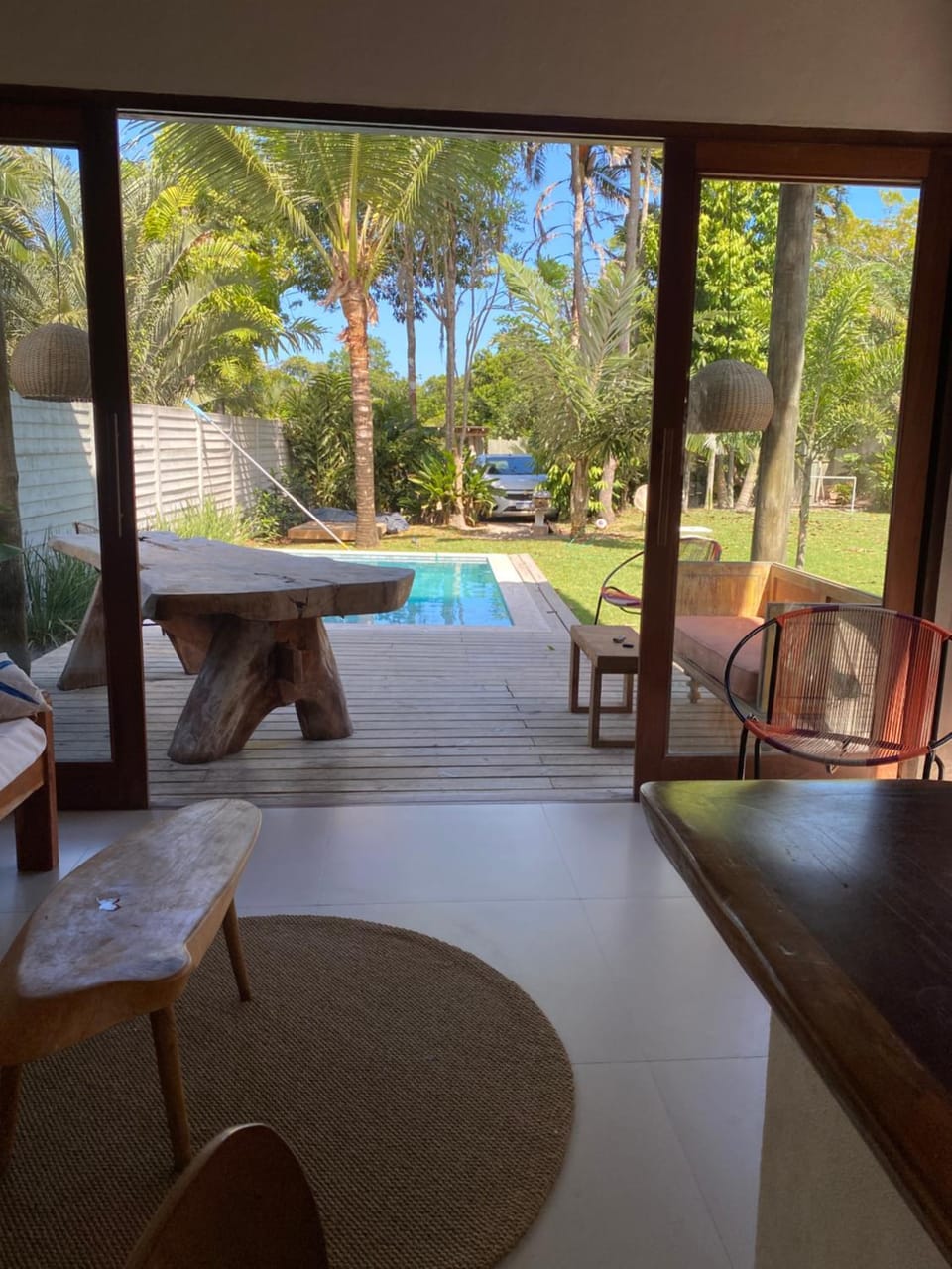 Seating area, Pool view, Swimming pool