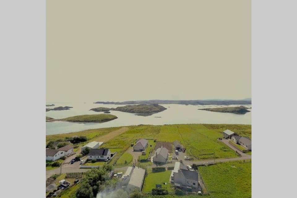 Minch view. House in Scotland