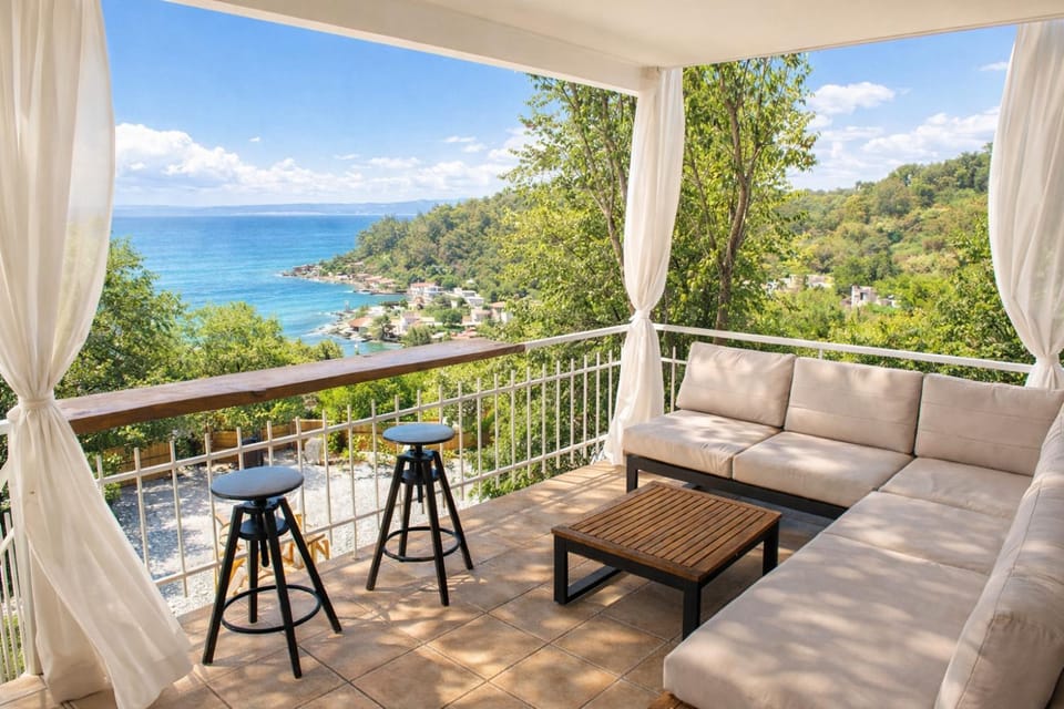 Summer, Balcony/Terrace, Beach, Garden view, Mountain view, Sea view, Entertainment