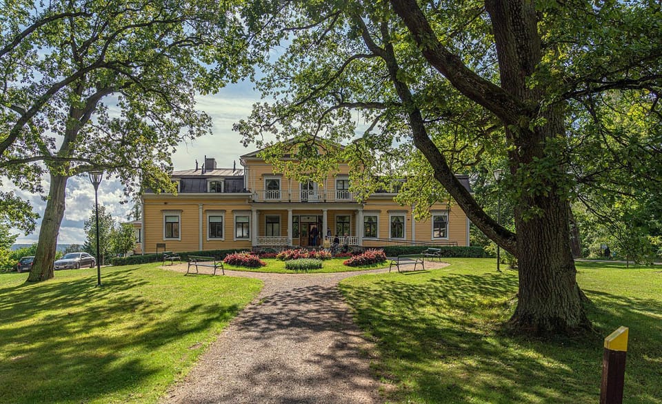 Property building, Natural landscape, Summer