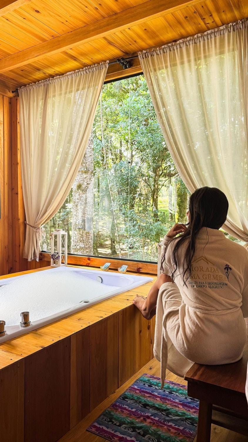 Chalé Morada Alma Gêmea Hidromassagem e Mirante Chalet in State of Santa Catarina