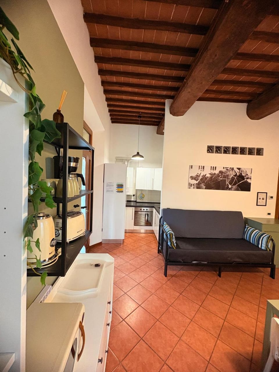 Kitchen or kitchenette, Living room