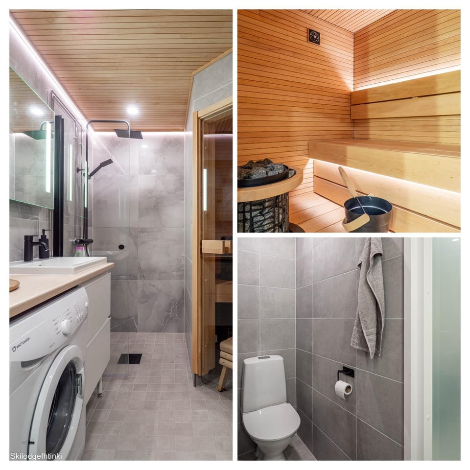 Shower, Toilet, Sauna, Sauna, Bathroom, washing machine, washing machine