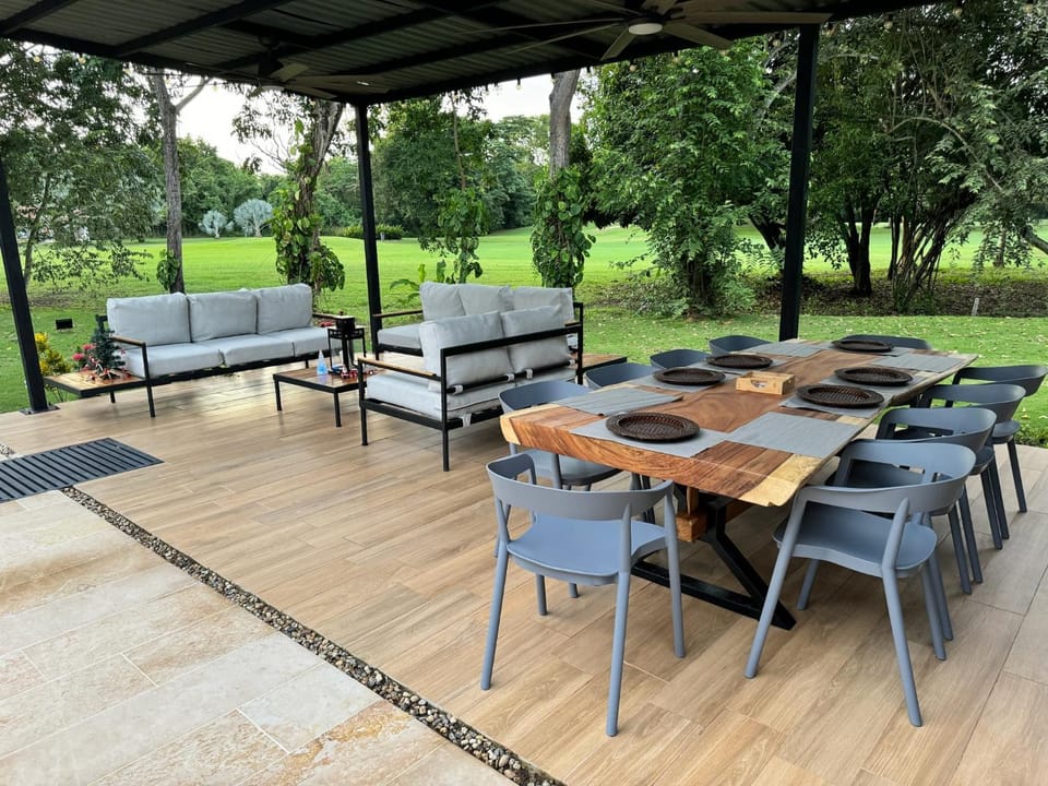 Patio, Spring, Garden, Living room, Seating area, Garden view
