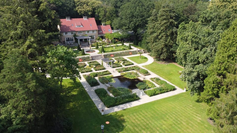 Spring, Day, Natural landscape, Bird's eye view, Garden, Garden, Garden view