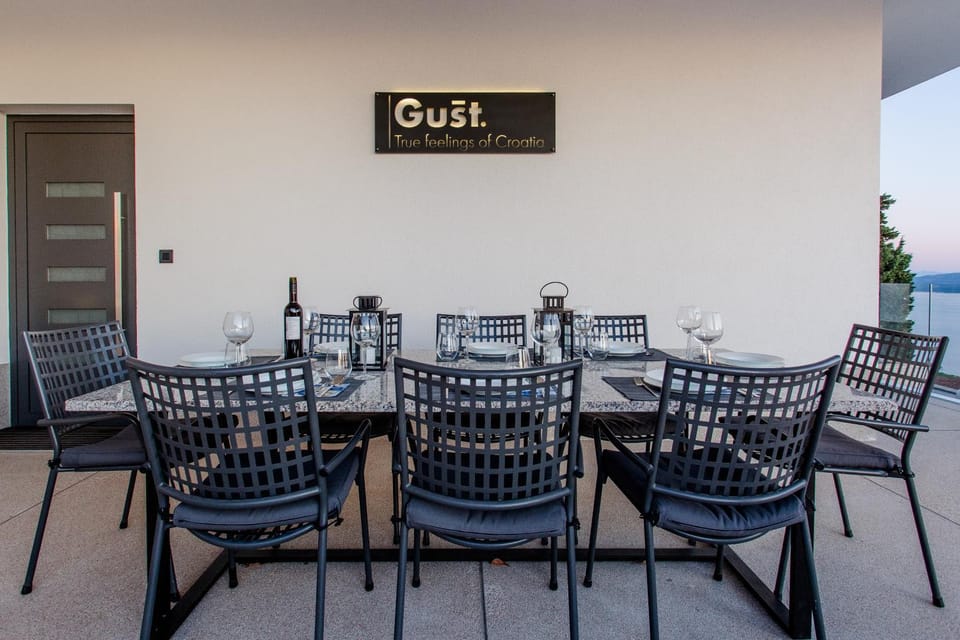 Balcony/Terrace, Dining area, Sea view, Sunset