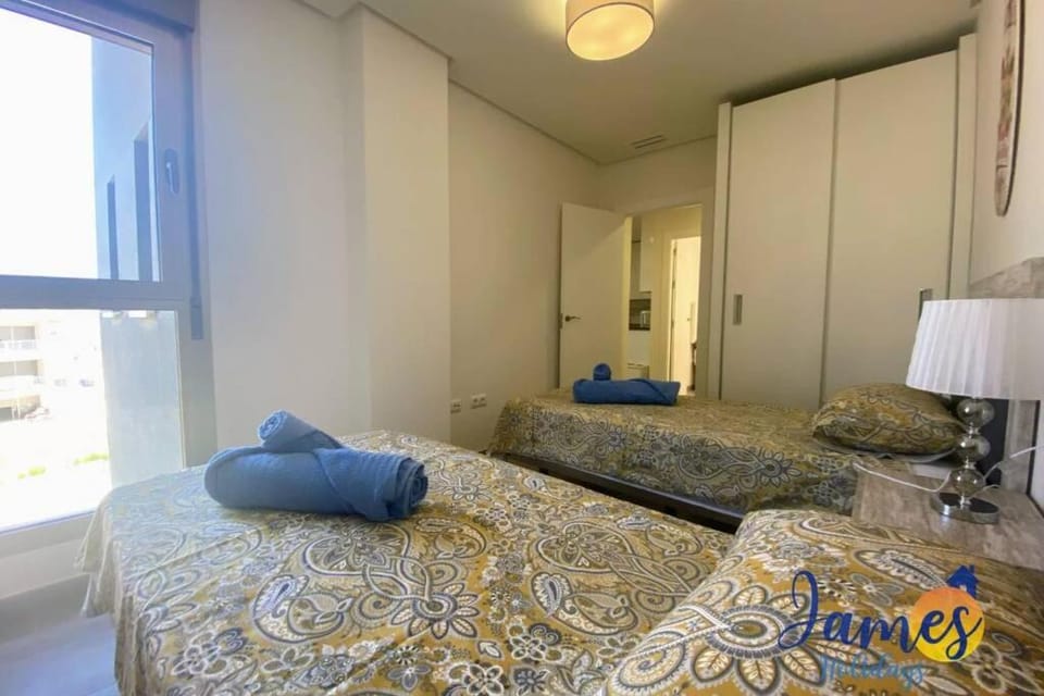 Bed, Photo of the whole room, Bedroom, towels, wardrobe