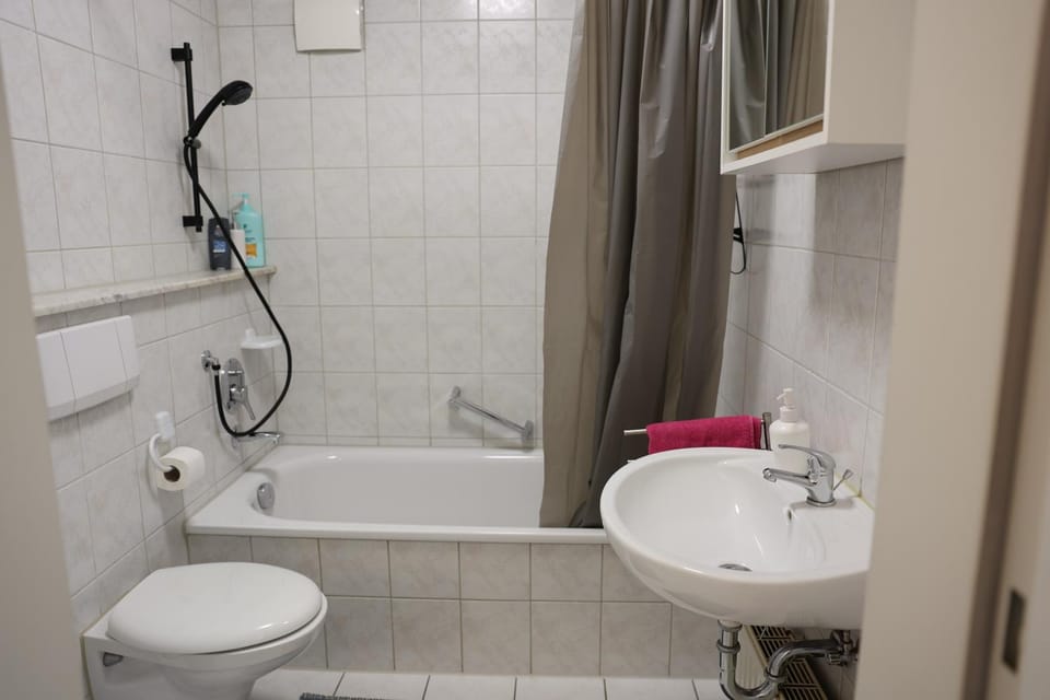 Bathroom, Living room