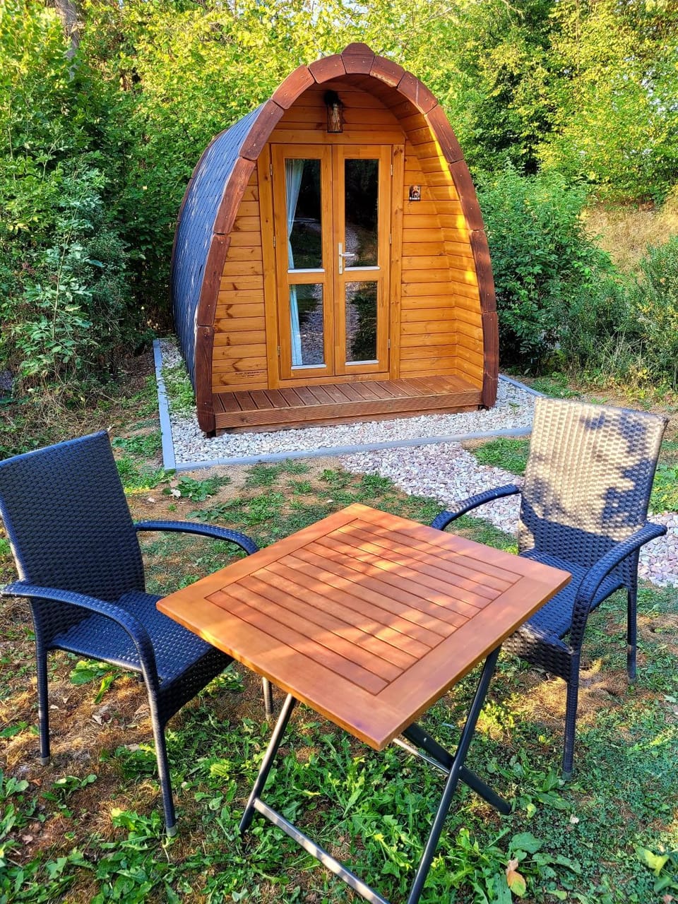 Property building, Facade/entrance, Summer, Garden view