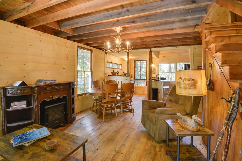 Adirondacks Cabin w/ Fire Pit on Otter Lake! Cabin in Webb
