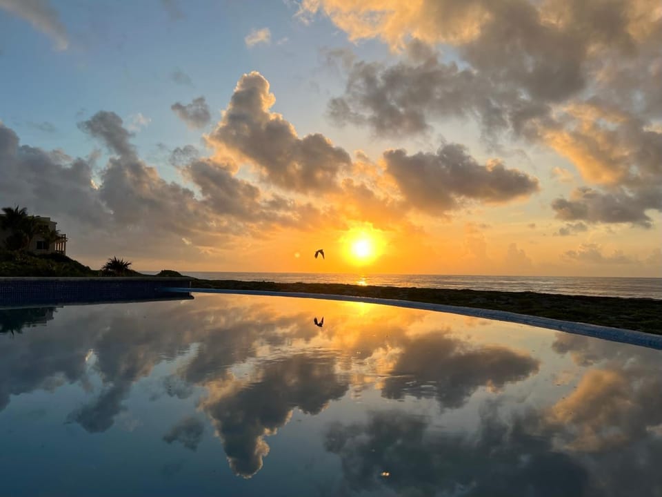 Natural landscape, Sea view, Sunrise