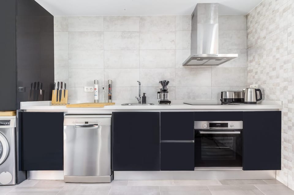 Kitchen or kitchenette, Living room