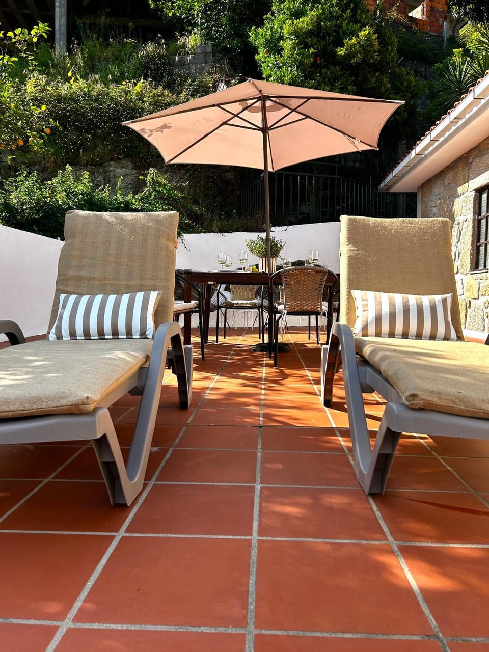 Patio, Garden, sunbed