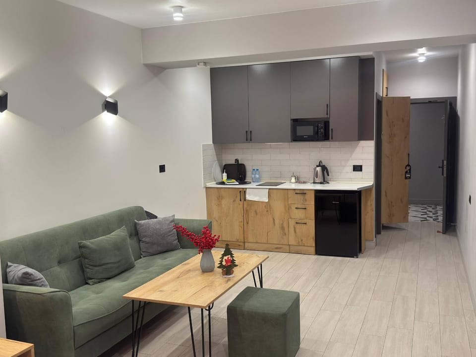 TV and multimedia, Kitchen or kitchenette, Living room, Seating area