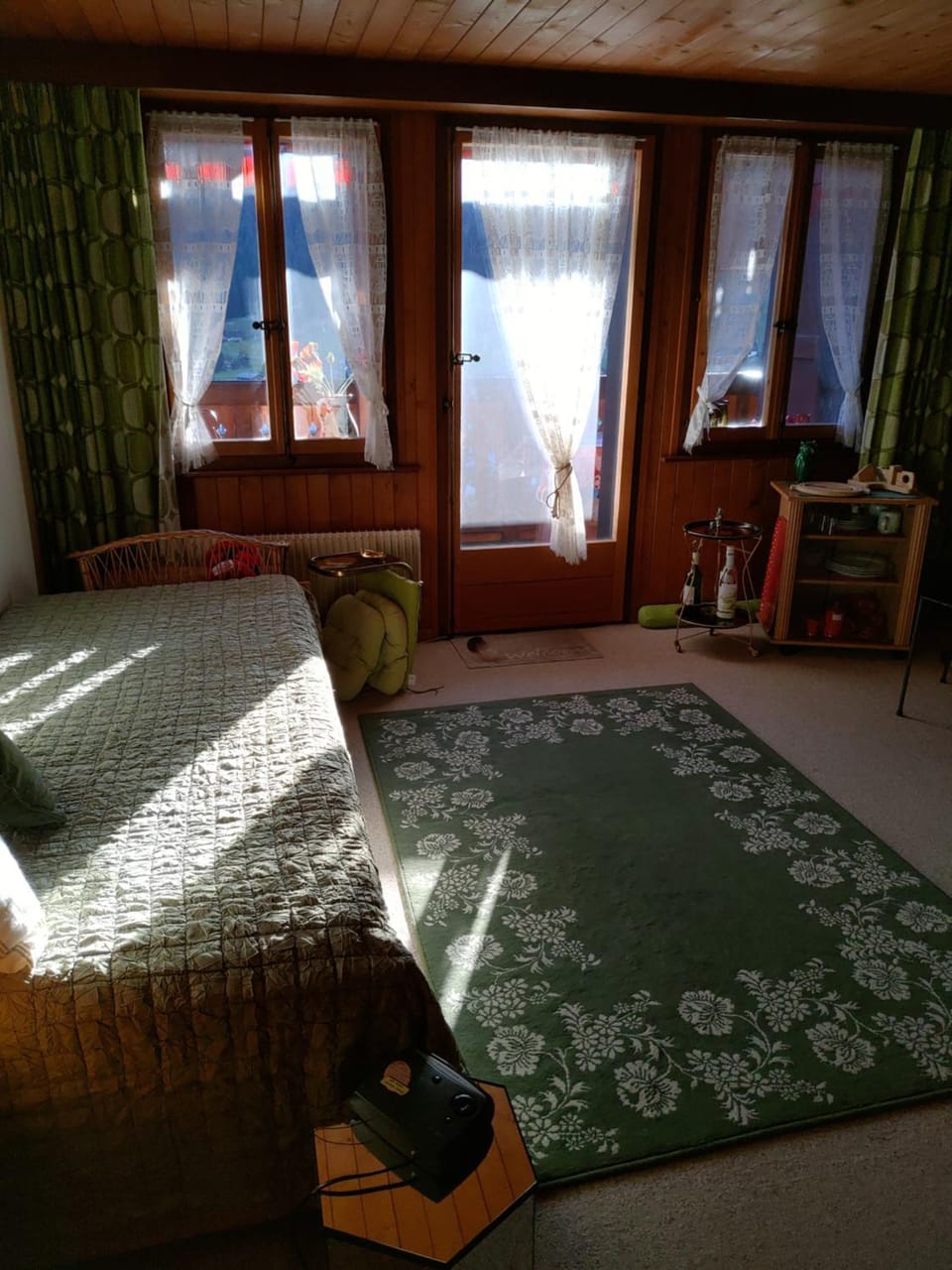 View (from property/room), Living room, Sunset