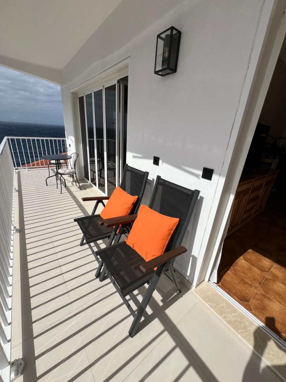 View (from property/room), Balcony/Terrace, Seating area, sunbed