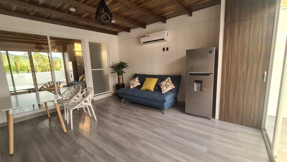 Living room, Dining area, air conditioner