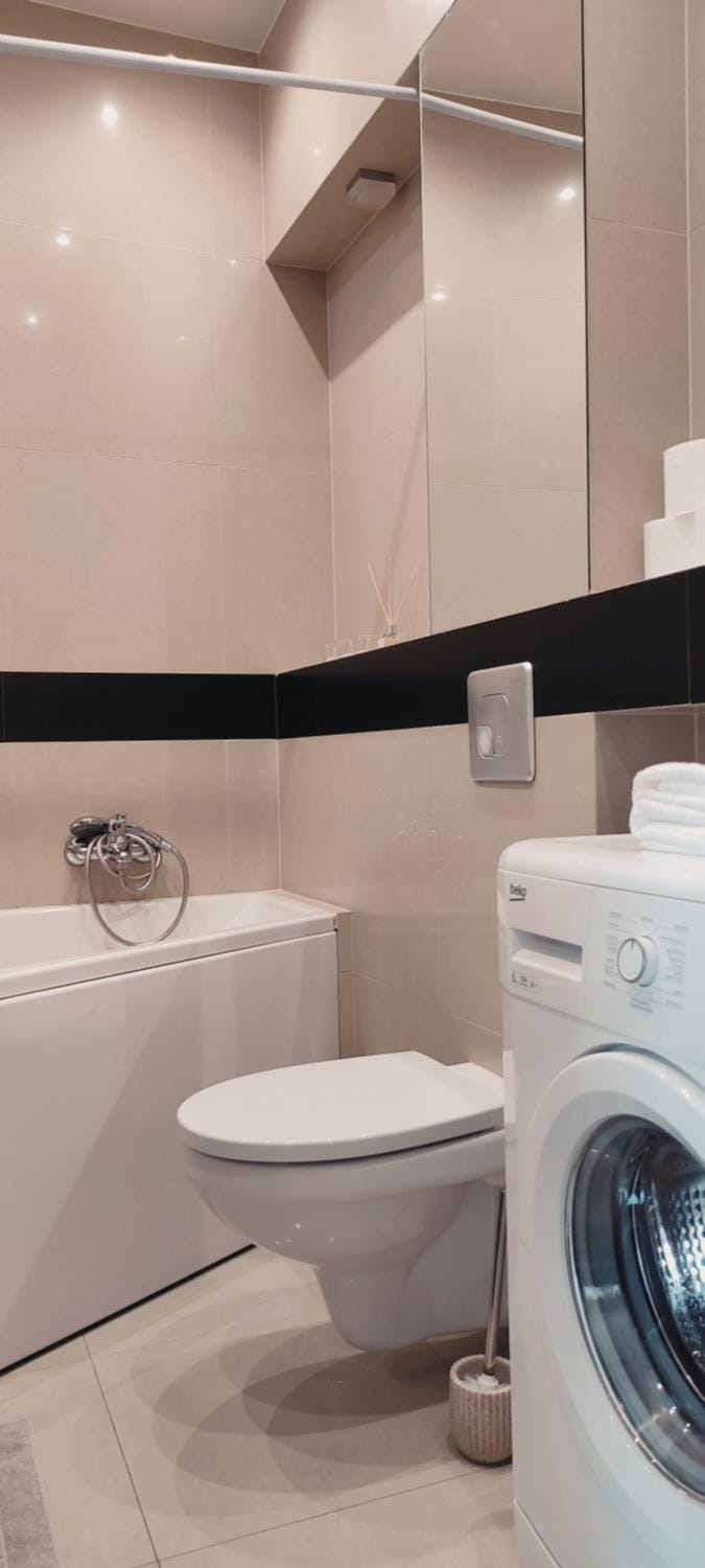 Bathroom, Bath, washing machine