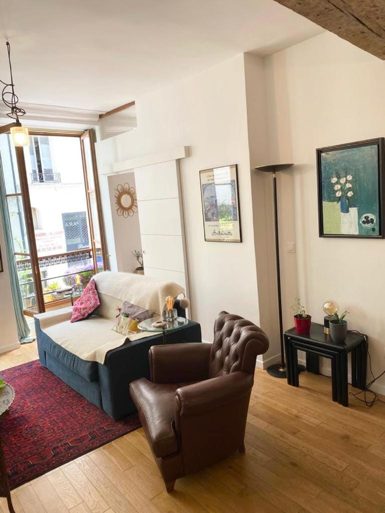Beautiful flat in Paris Montorgueil, free parking Apartment in Paris