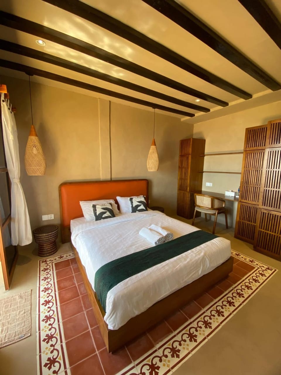 Bed, Photo of the whole room, Bedroom, wardrobe