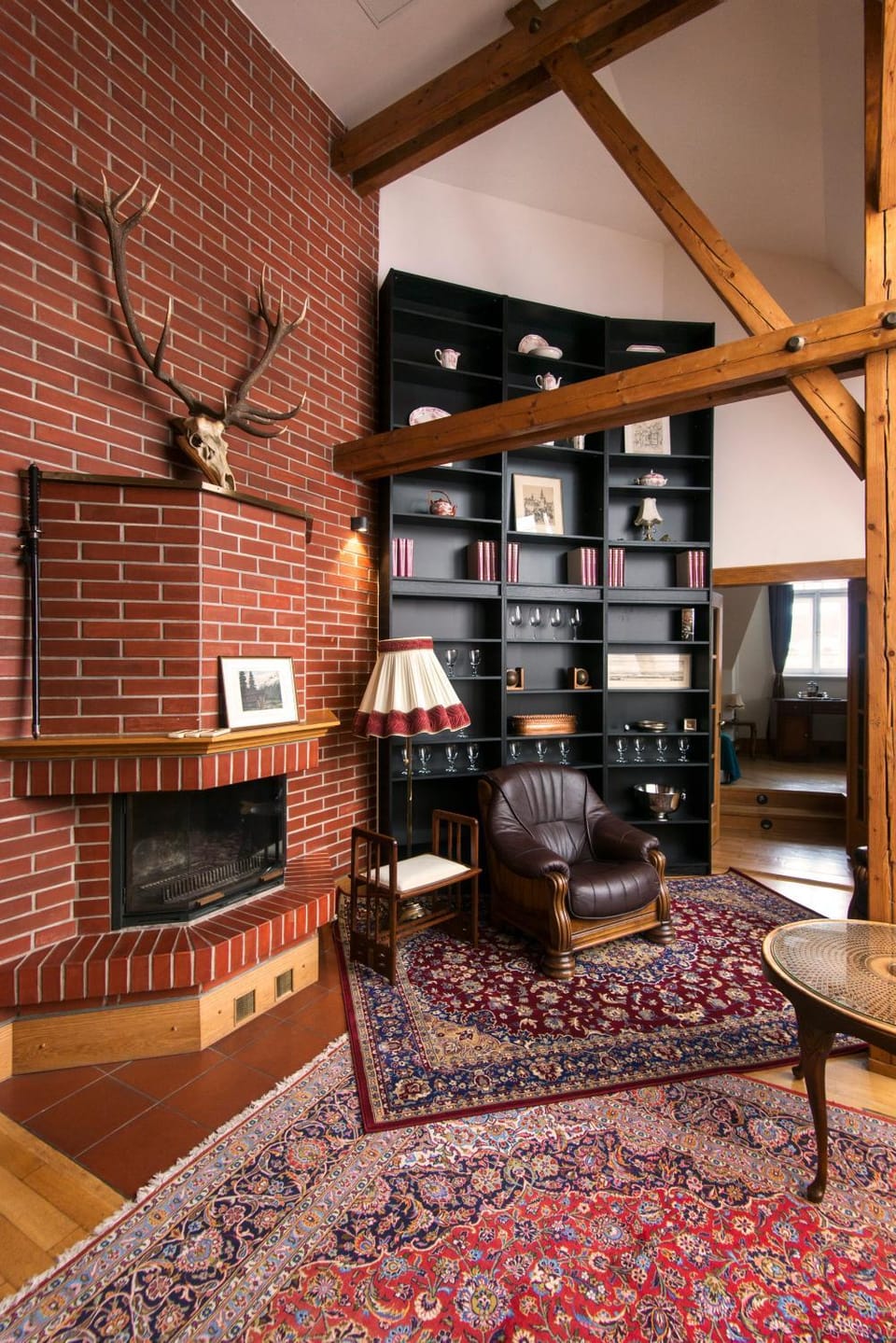 Communal lounge/ TV room, Library, Living room, Seating area, flat iron