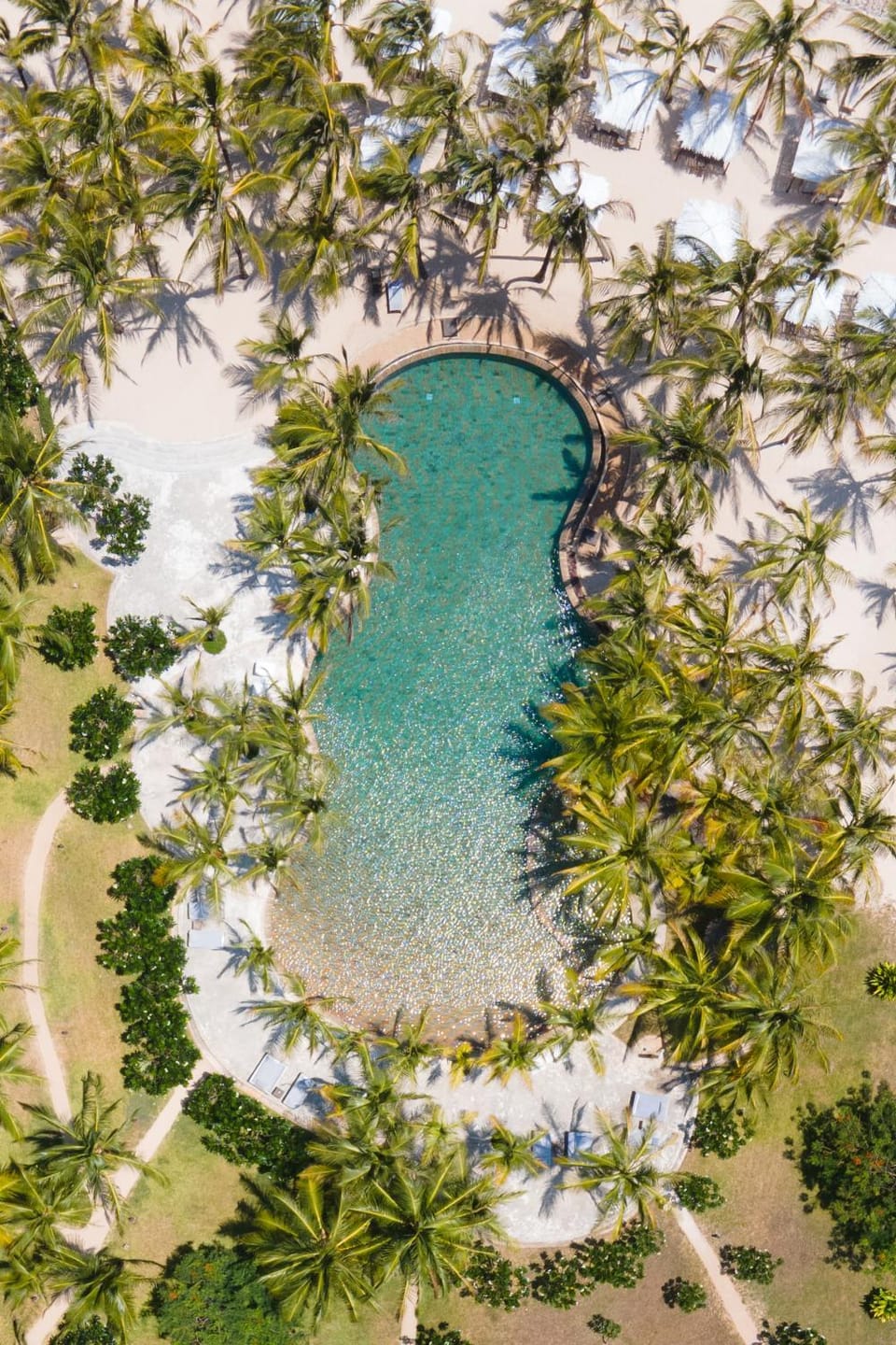Bird's eye view, Swimming pool