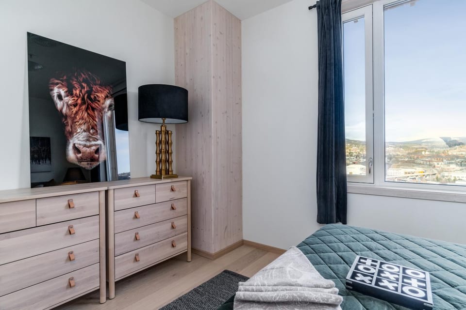 MJOS TOWER Apartment - Lovely city view Apartment in Viken, Norway