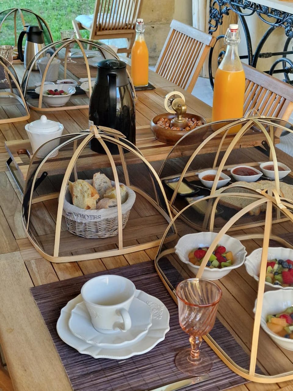 Patio, Breakfast, Continental breakfast