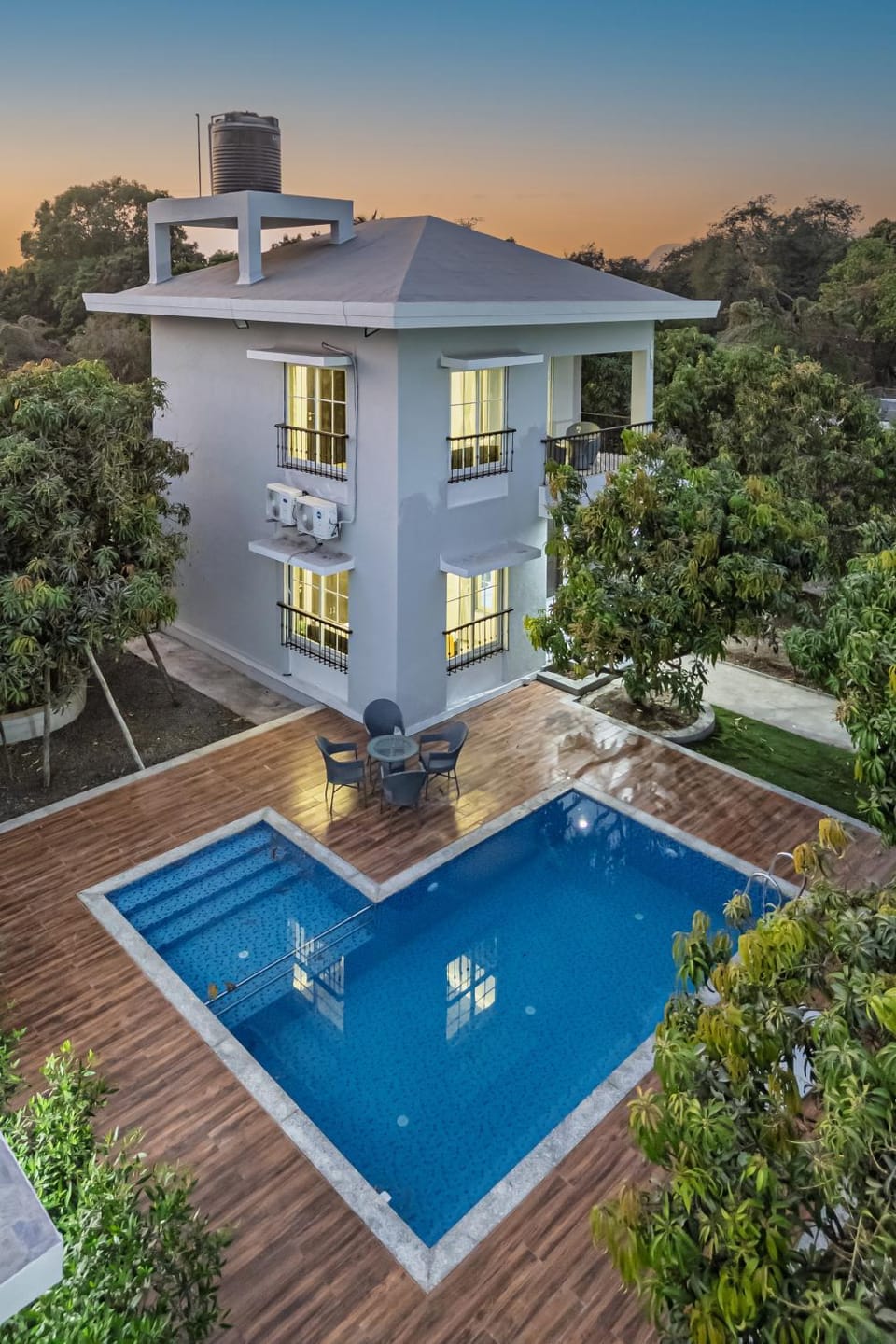 Property building, Natural landscape, Swimming pool