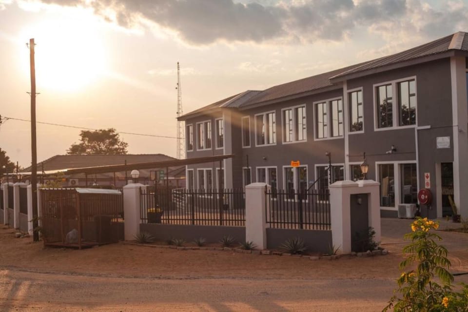 Property building, Sunset