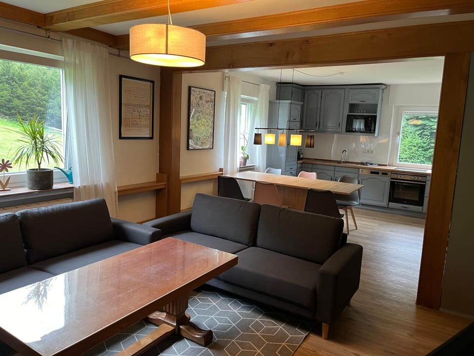 Kitchen or kitchenette, Living room