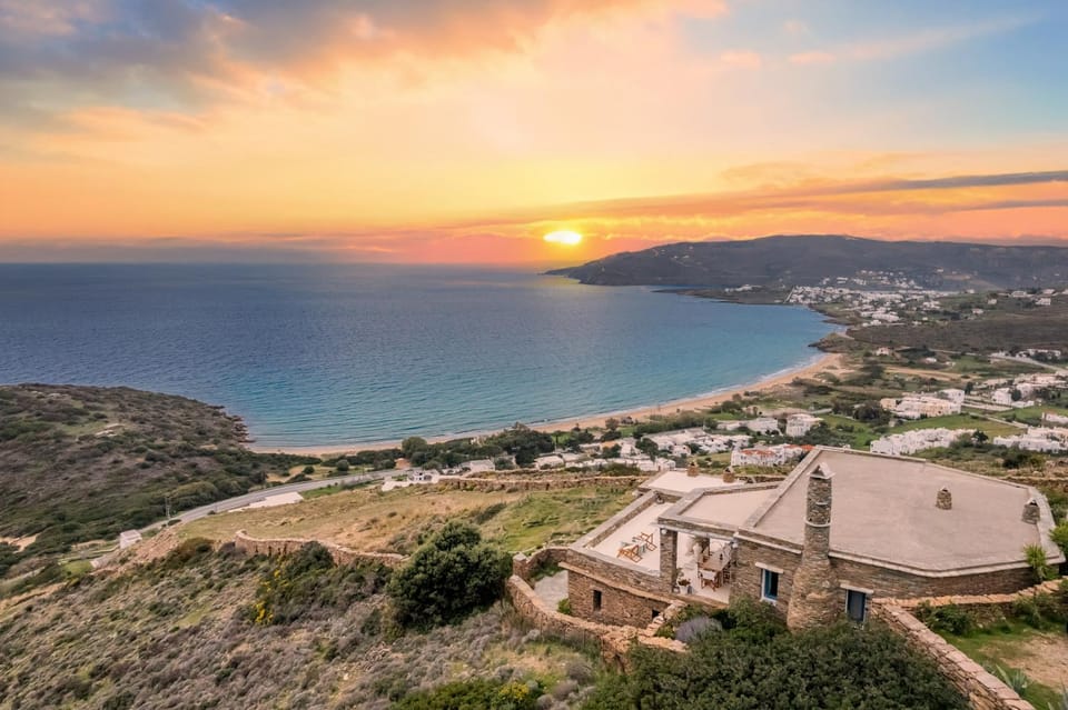 Nearby landmark, Day, Natural landscape, Bird's eye view, Beach, Mountain view, Sea view, Sunset