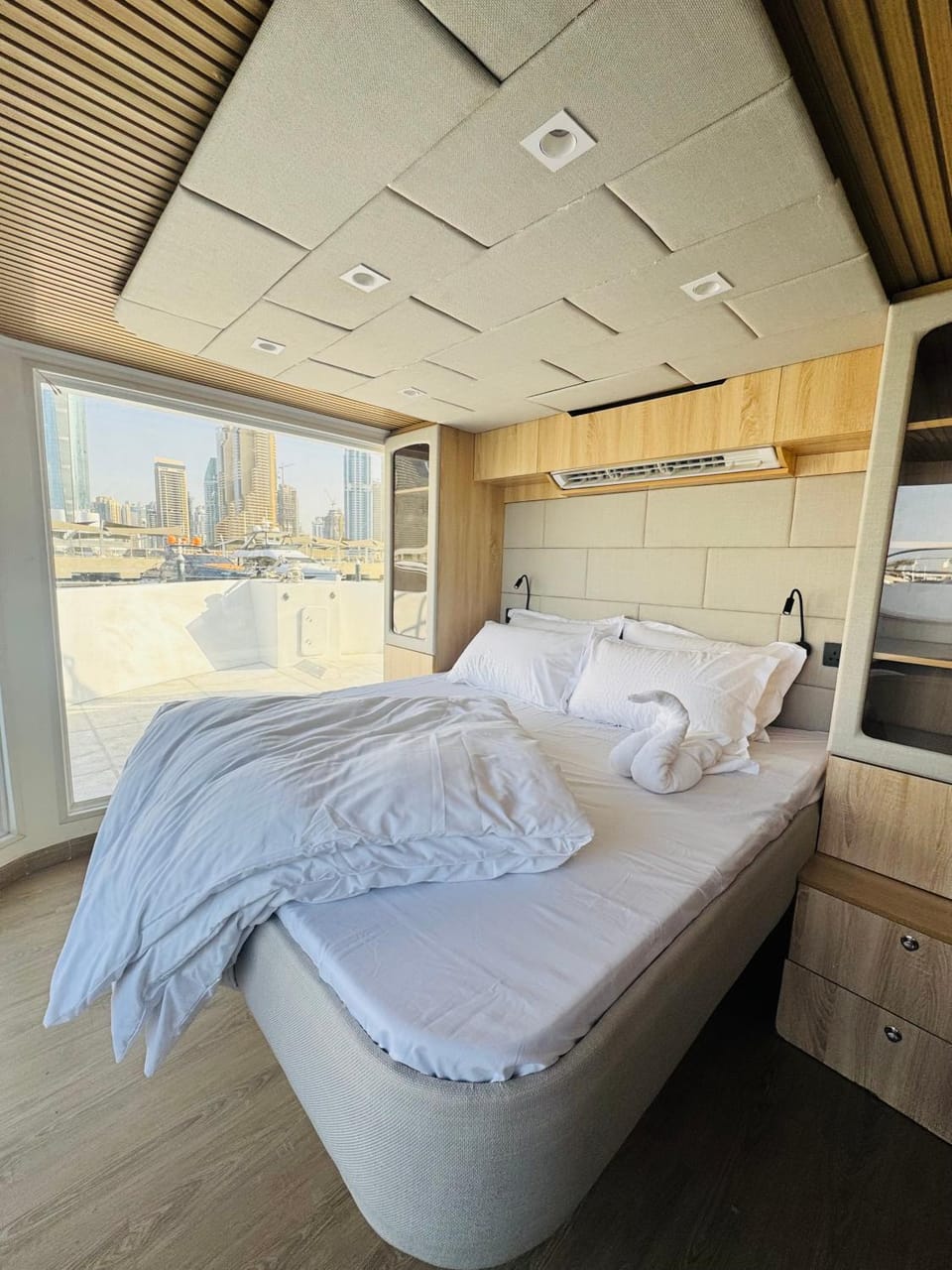 Boat Camping Docked boat in Dubai