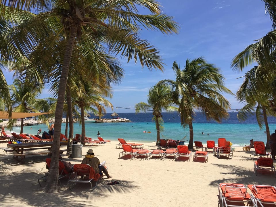 Restaurant/places to eat, Beach, Sea view, sunbed