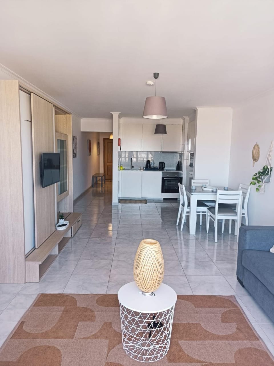 Living room, Bedroom, kitchen