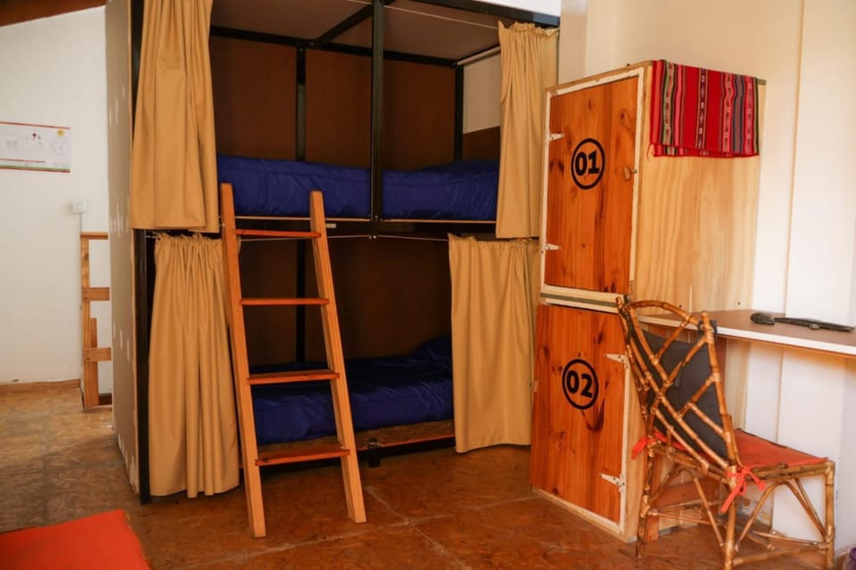 Bed, Photo of the whole room, Bedroom, bunk bed, wardrobe